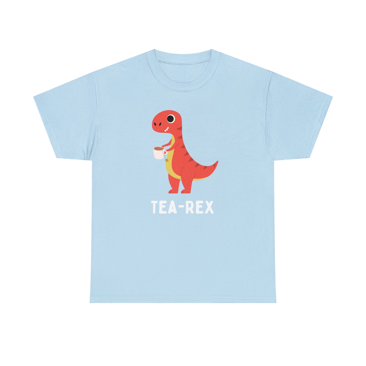 Red Tea-Rex - Unisex Heavy Cotton Tee