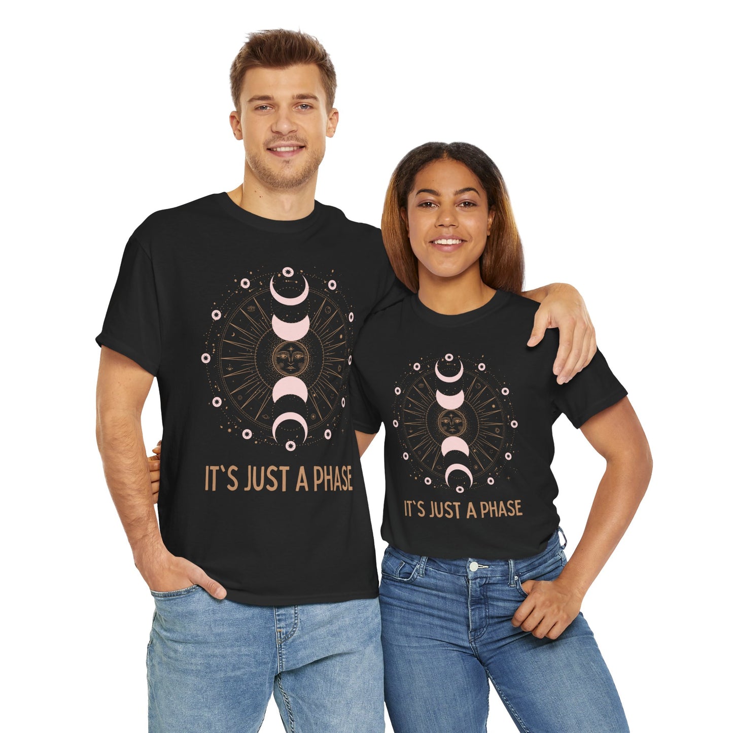 Unisex Heavy Cotton Tee - It's Just a Phase 9