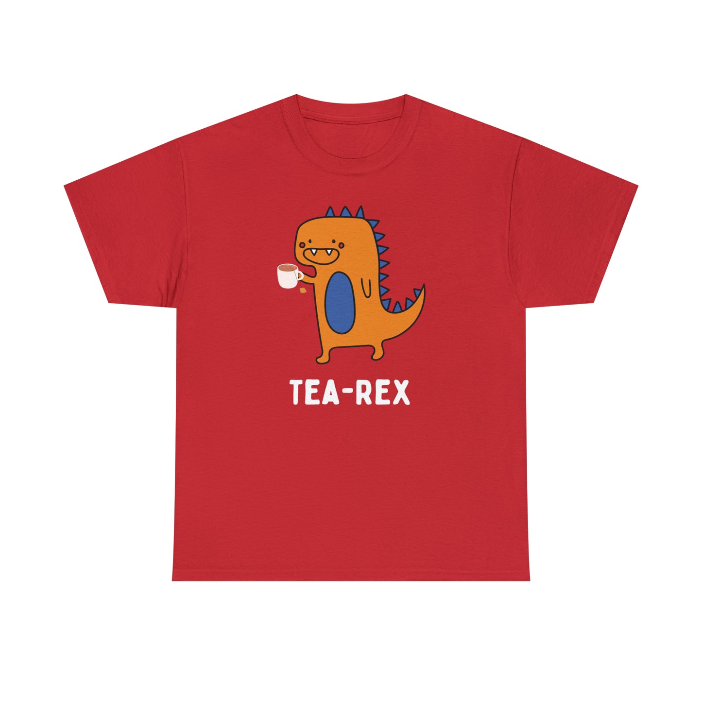 Orange Tea Rex - Unisex Heavy Cotton Tee