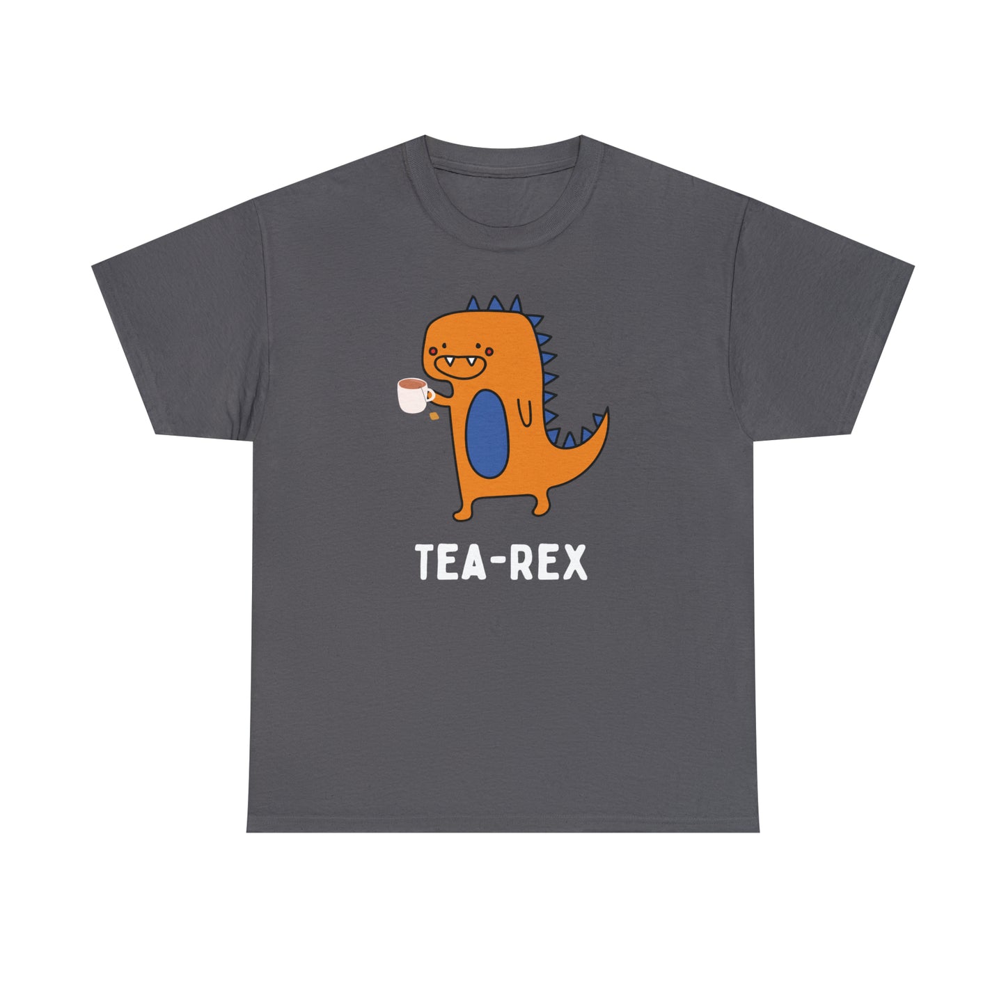 Orange Tea Rex - Unisex Heavy Cotton Tee