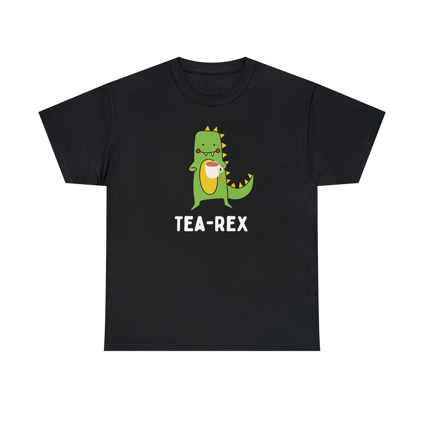 Funny Shirts | Green Tea-Rex - Unisex Heavy Cotton Tee