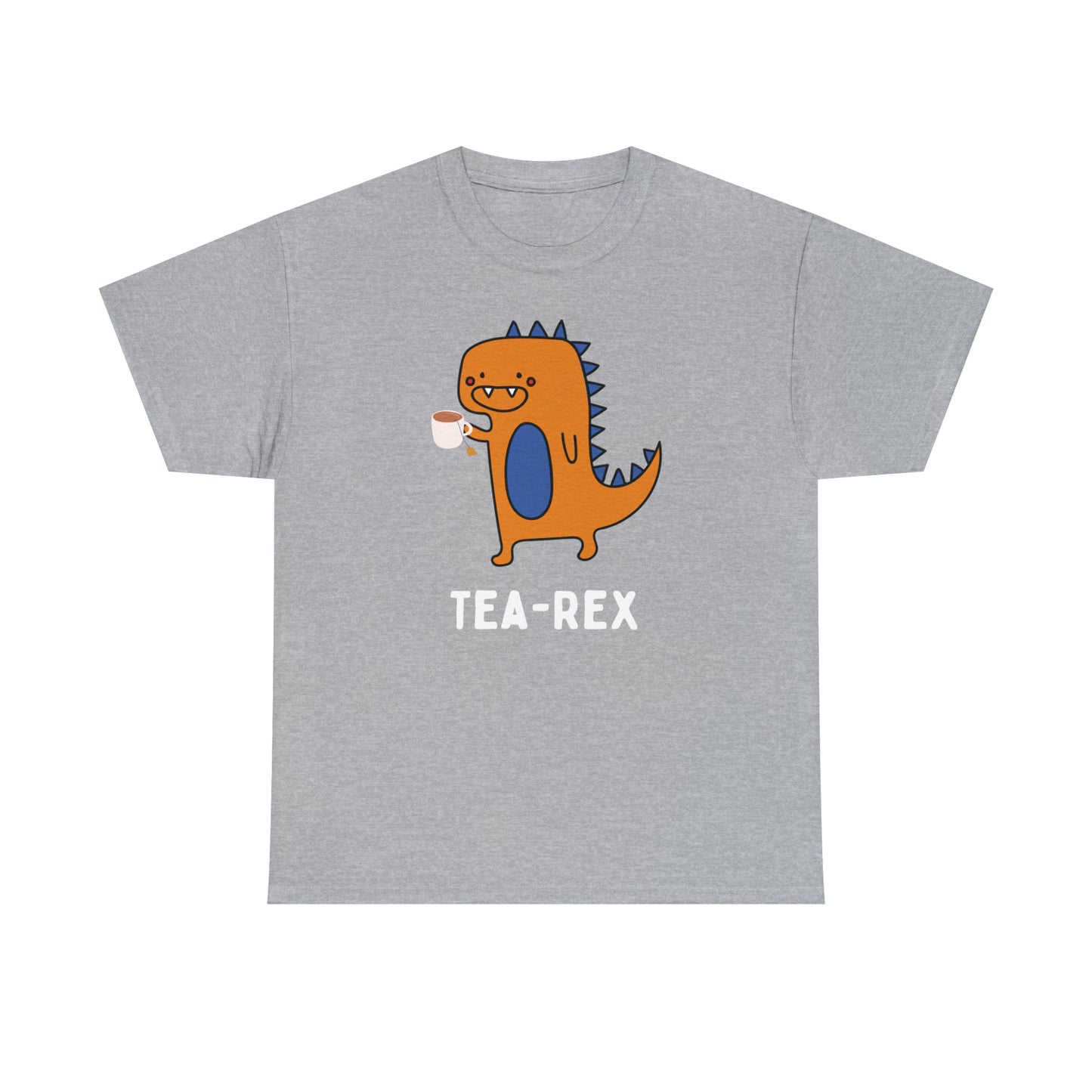 Orange Tea Rex - Unisex Heavy Cotton Tee