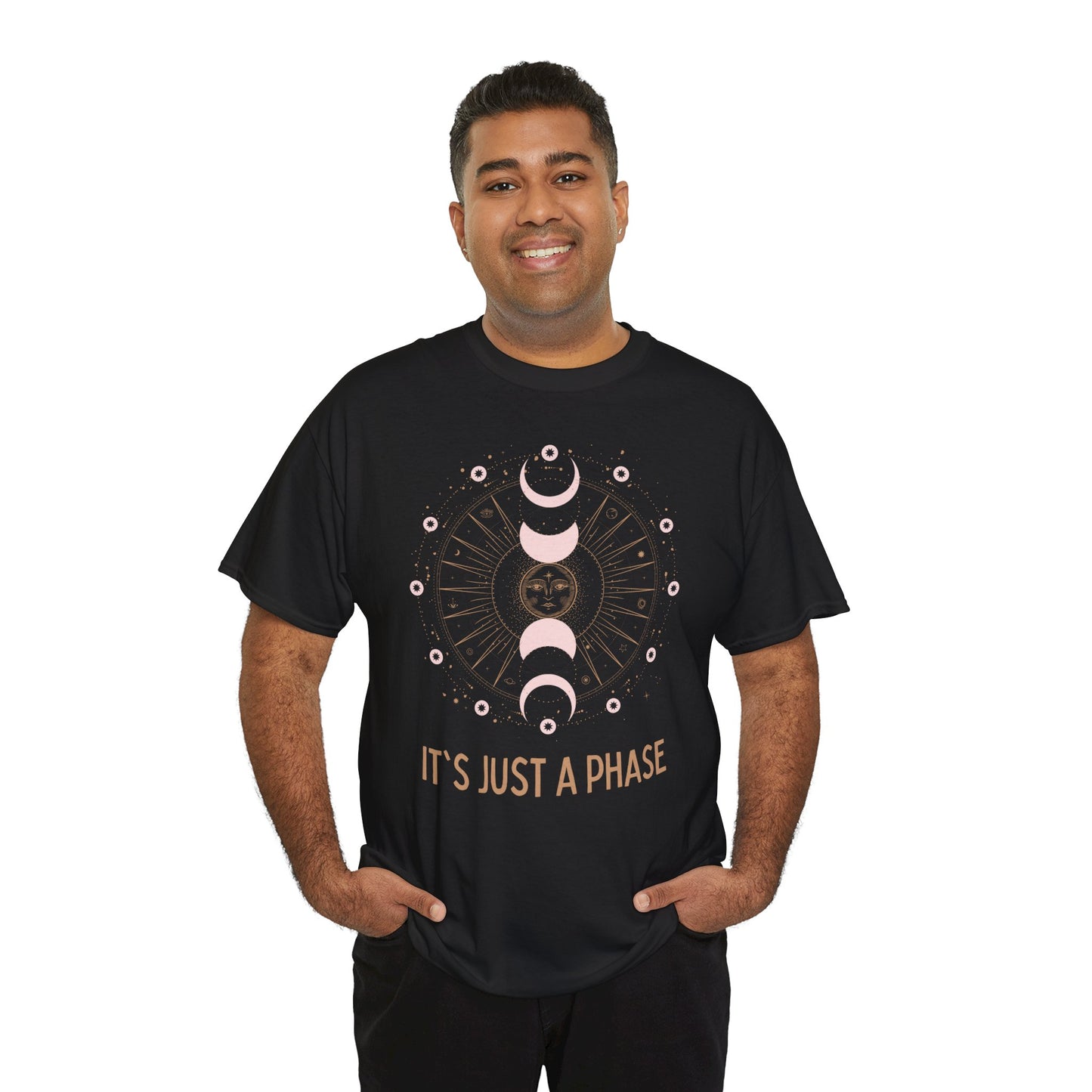 Unisex Heavy Cotton Tee - It's Just a Phase 9