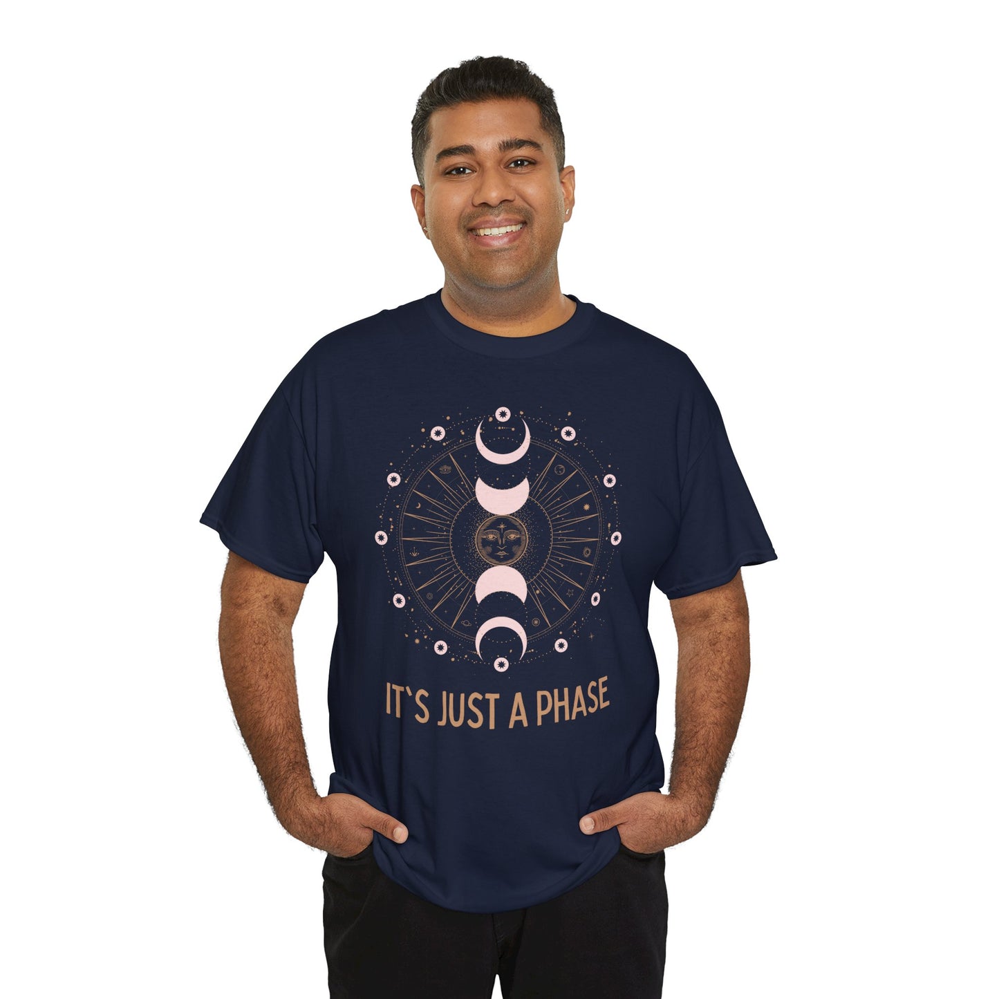 Unisex Heavy Cotton Tee - It's Just a Phase 9
