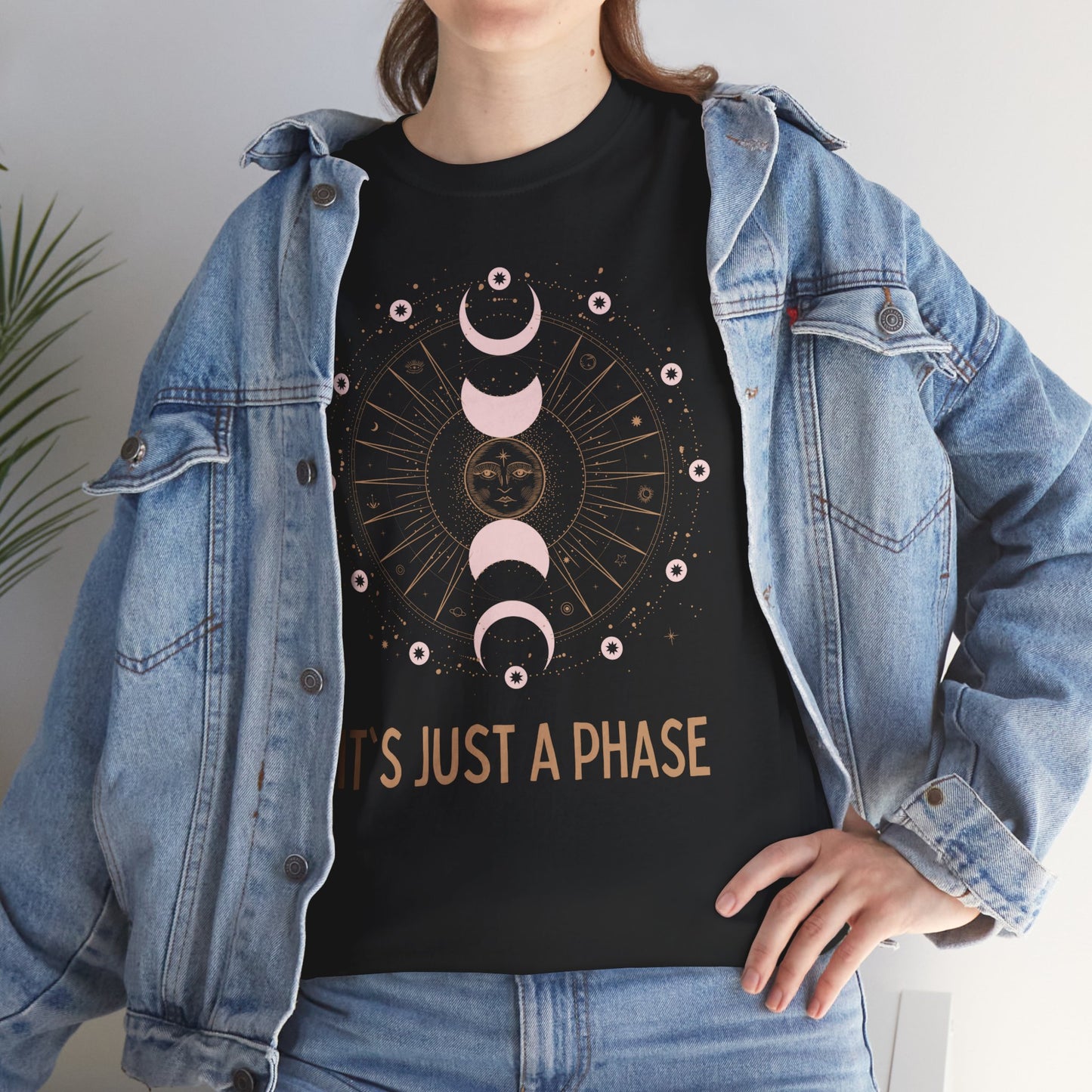 Unisex Heavy Cotton Tee - It's Just a Phase 9
