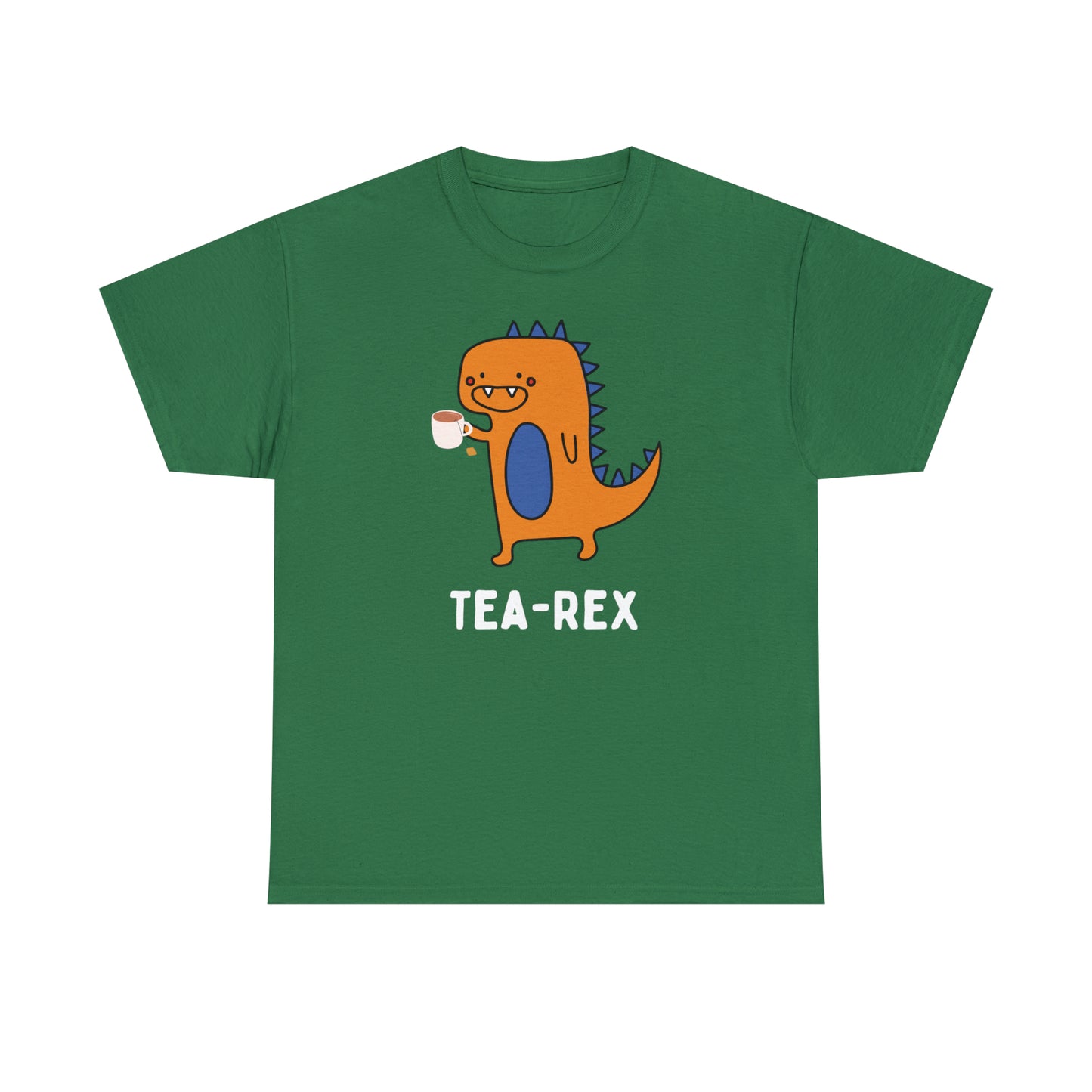 Orange Tea Rex - Unisex Heavy Cotton Tee