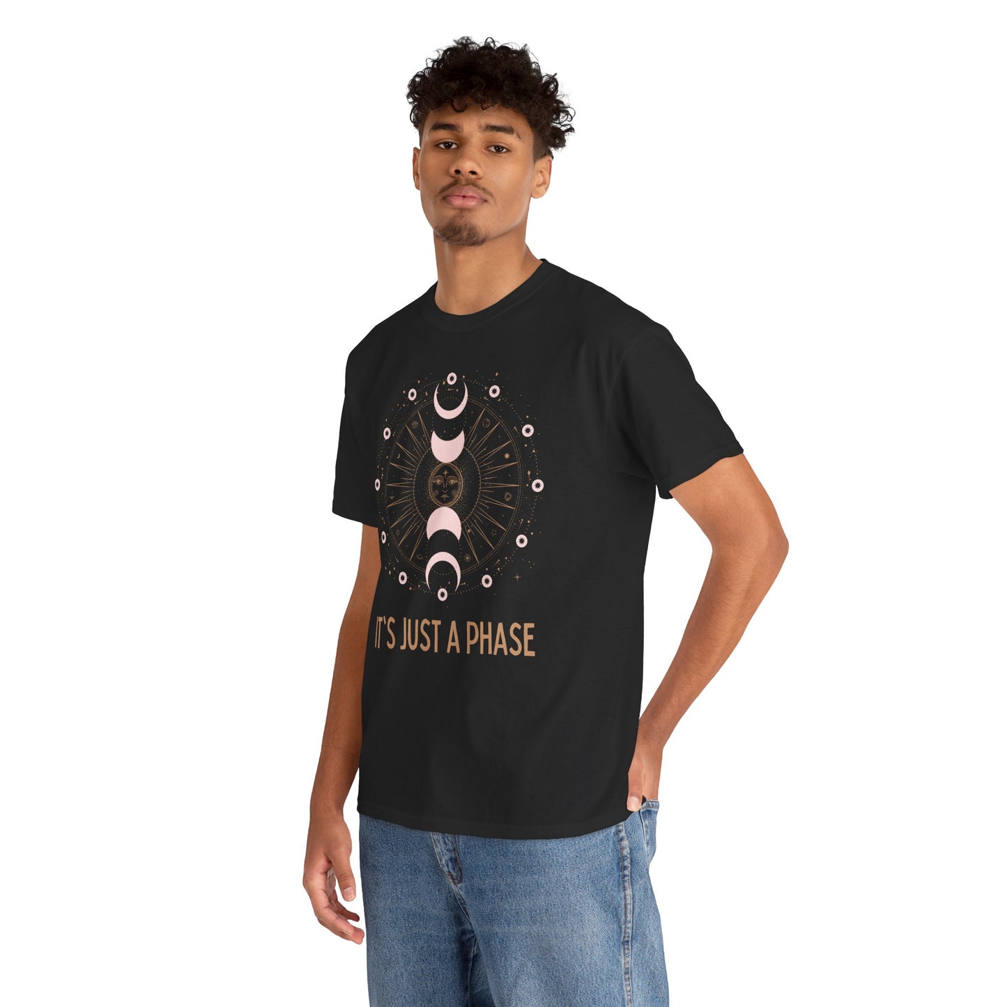 Unisex Heavy Cotton Tee - It's Just a Phase 9