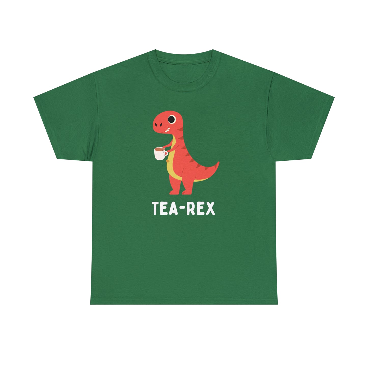 Red Tea-Rex - Unisex Heavy Cotton Tee