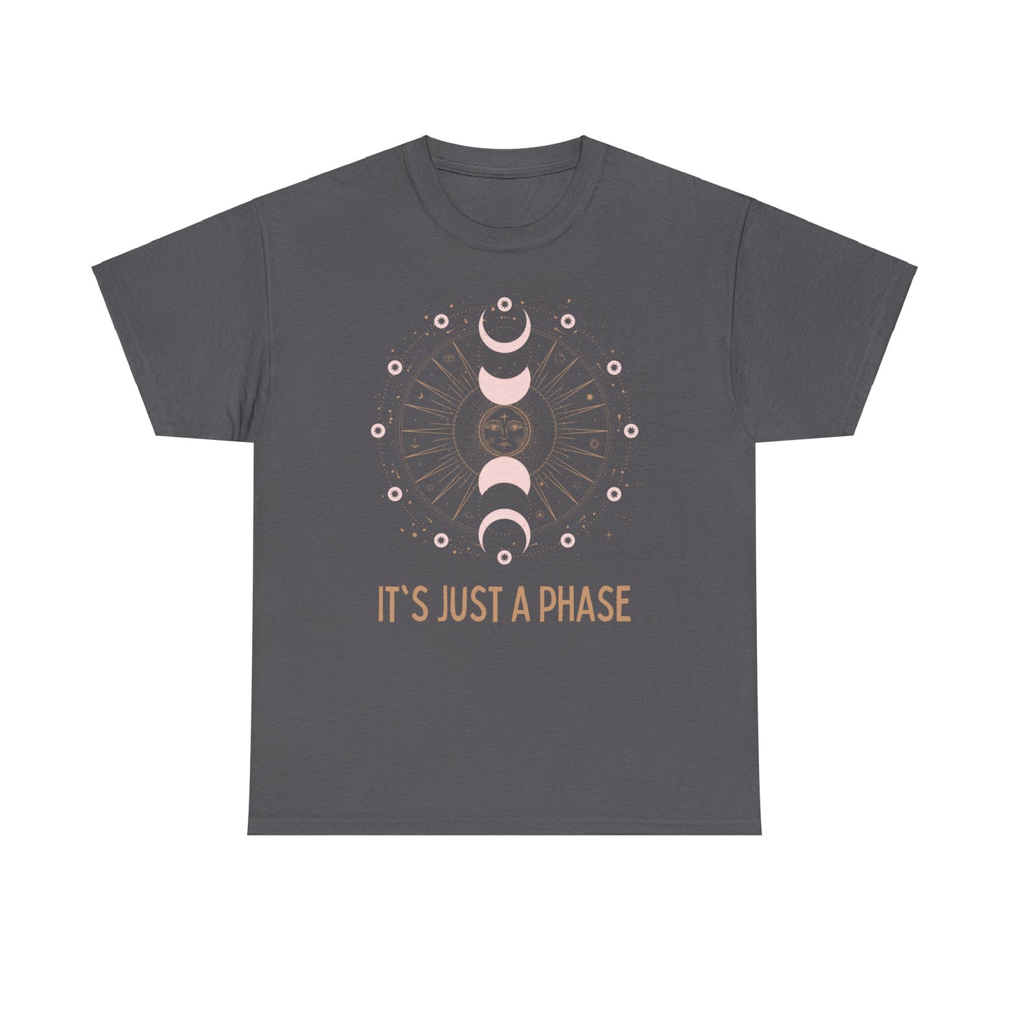 Unisex Heavy Cotton Tee - It's Just a Phase 9