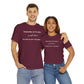 Relationships are like algebra - Unisex Heavy Cotton Tee