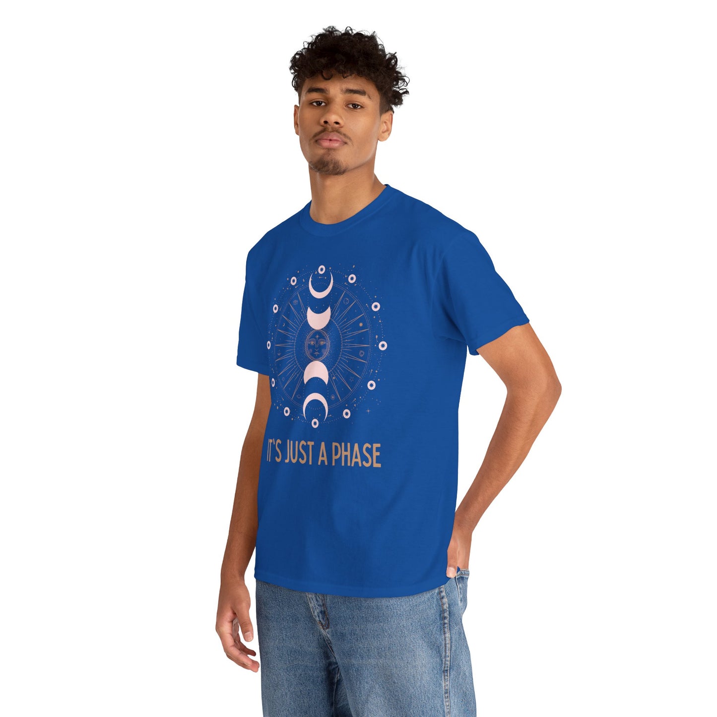 Unisex Heavy Cotton Tee - It's Just a Phase 9
