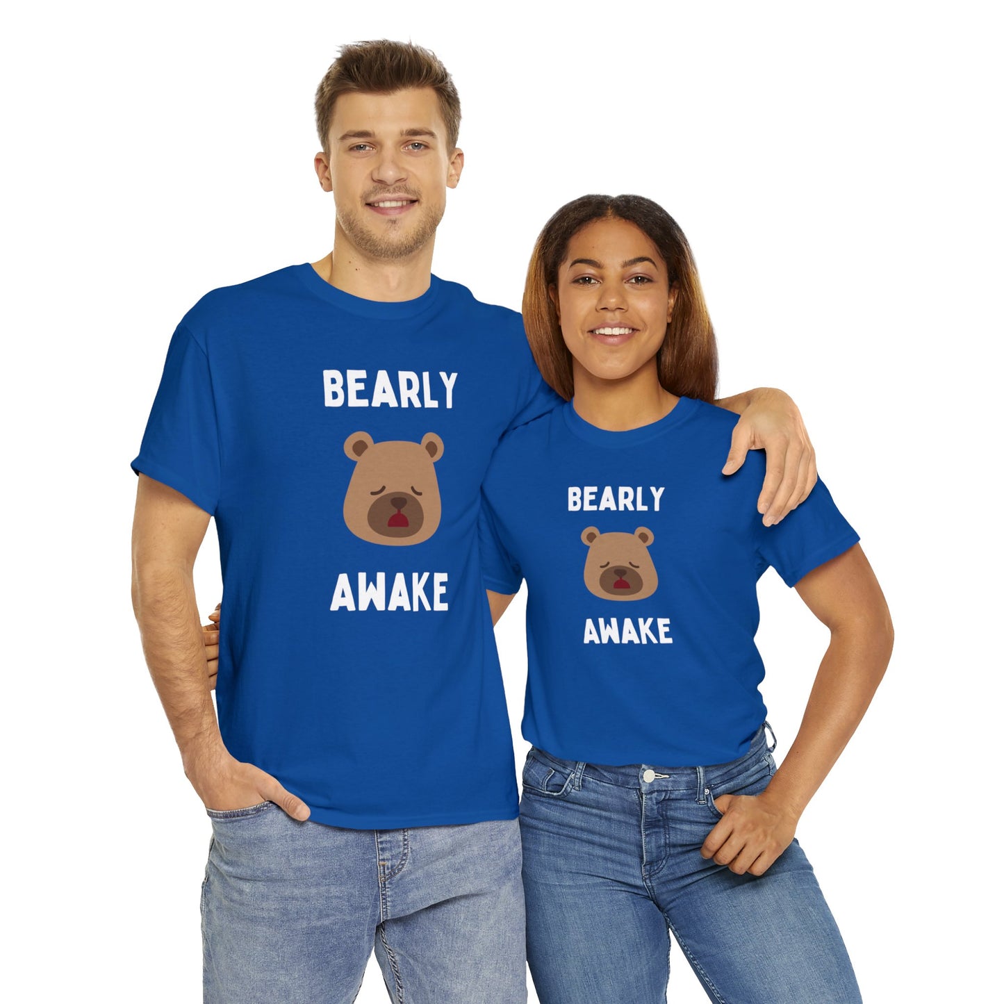 Bearly Awake - Unisex Heavy Cotton Tee