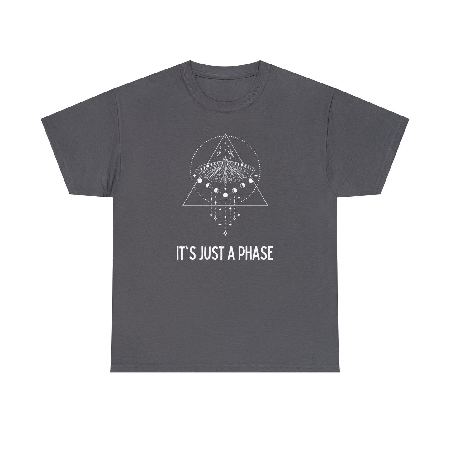 It's Just a Phase - Lunar Moth - Unisex Heavy Cotton Tee