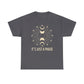 It's Just a Phase  - Vintage Style Engraved Moon and Sun Sketch -  Unisex Heavy Cotton Tee