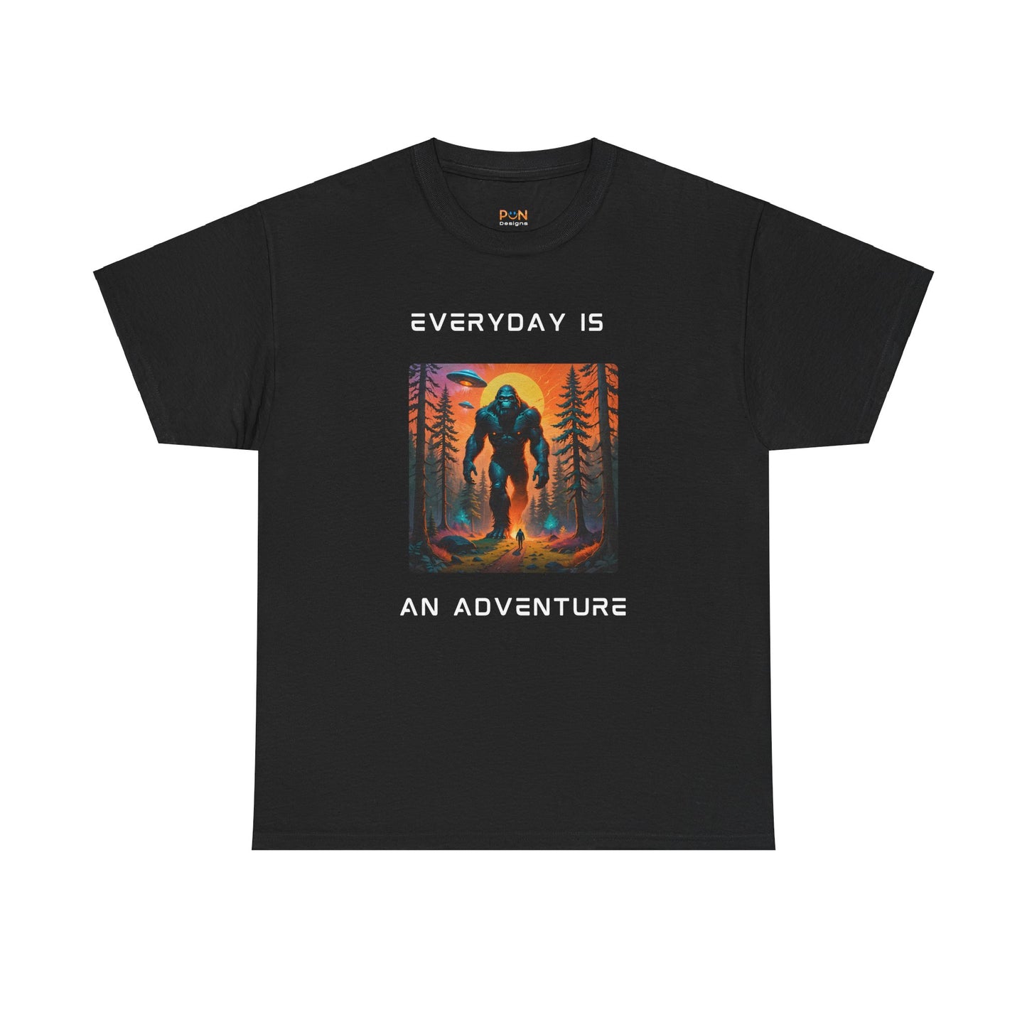 Unisex Heavy Cotton Tee - everyday is an adventure - oil painting