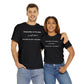 Relationships are like algebra - Unisex Heavy Cotton Tee