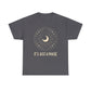 It's Just a Phase - Large Geometric Decorative Moon Phase Illustration - Unisex Heavy Cotton Tee