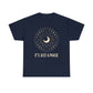 It's Just a Phase - Large Geometric Decorative Moon Phase Illustration - Unisex Heavy Cotton Tee