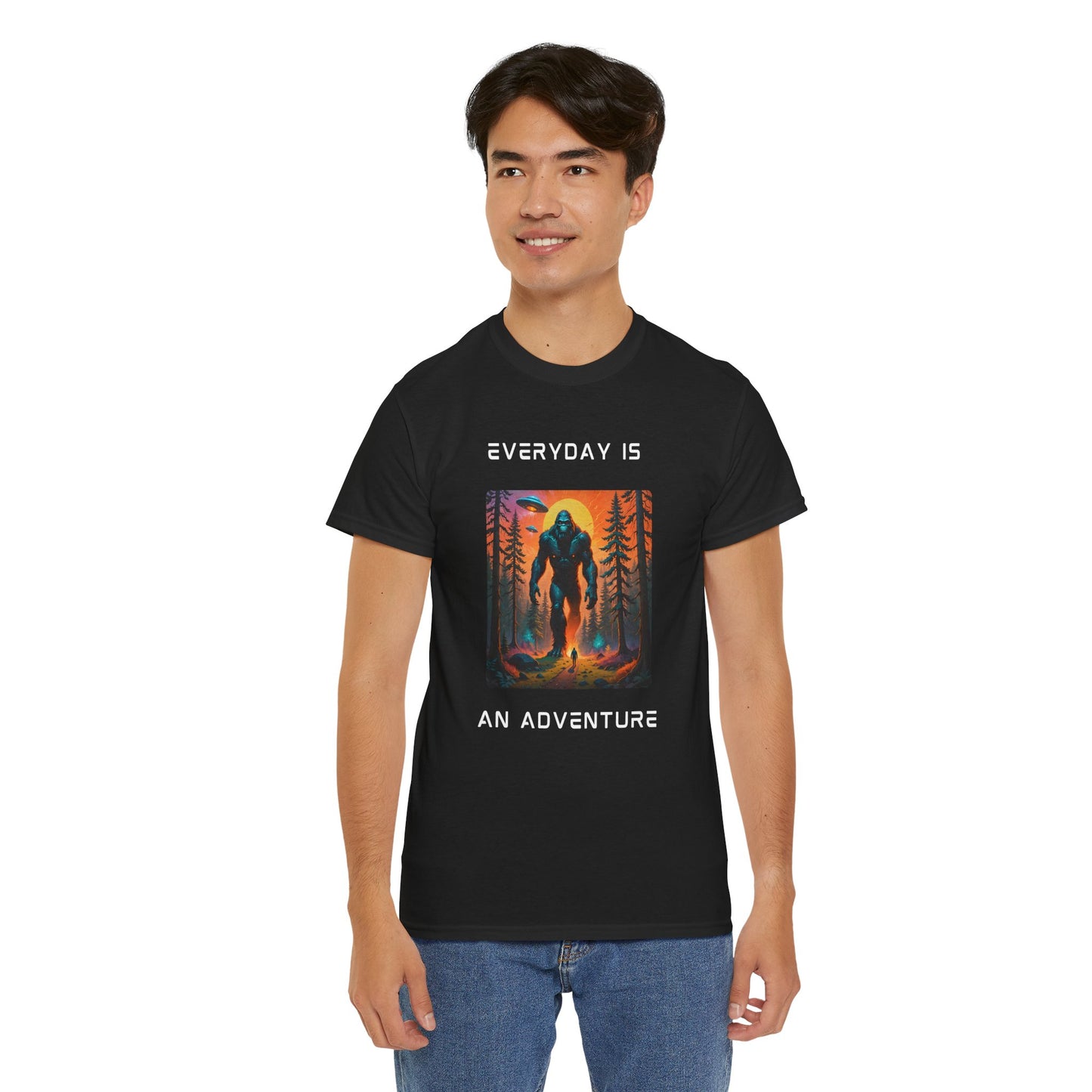 Unisex Heavy Cotton Tee - everyday is an adventure - oil painting