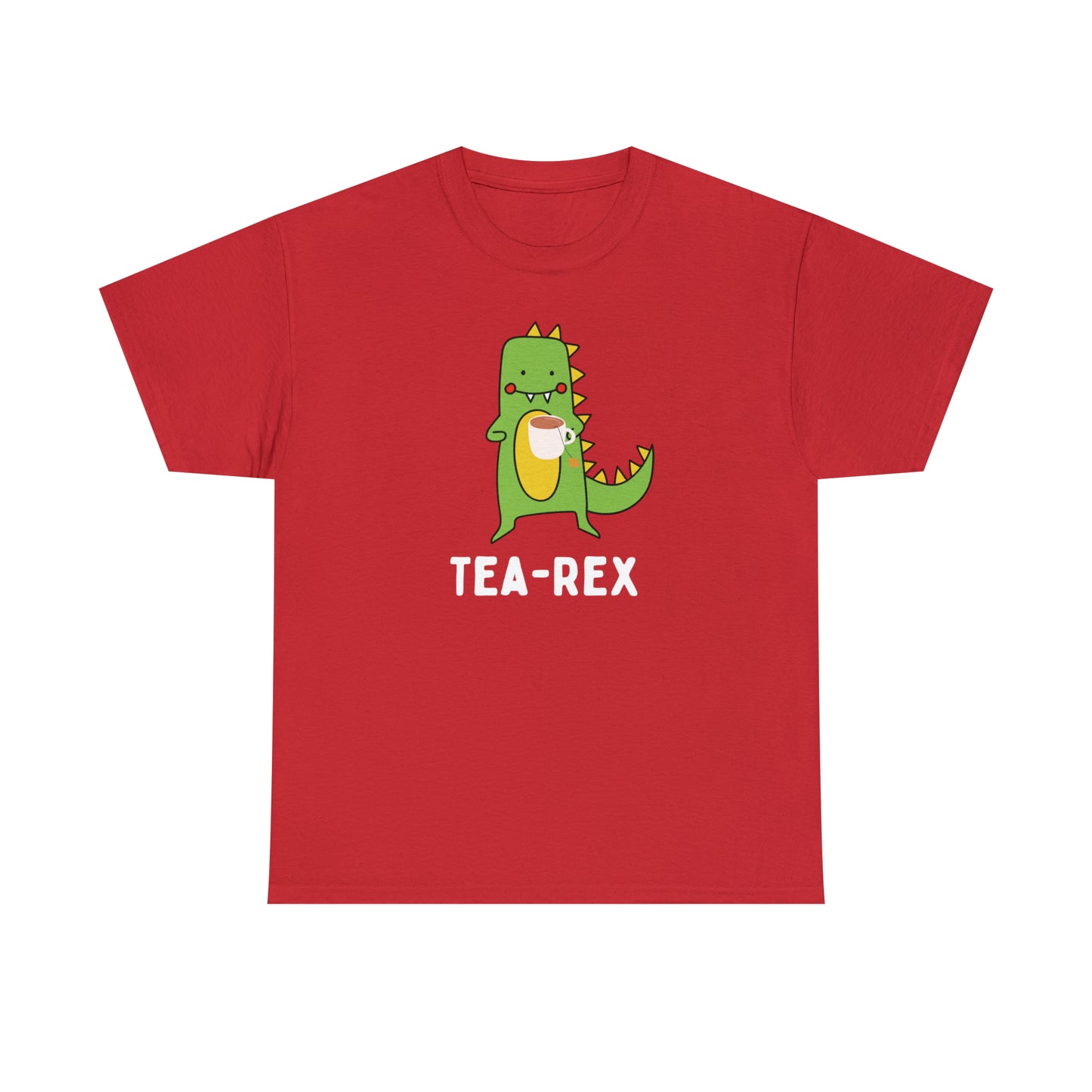 Green Tea-Rex-  Unisex Heavy Cotton Tee