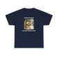 The Bee Got Married, Because He Found His Honey | Animal Pun Tee Shirts | Navy