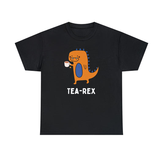 Orange Tea Rex - Unisex Heavy Cotton Tee