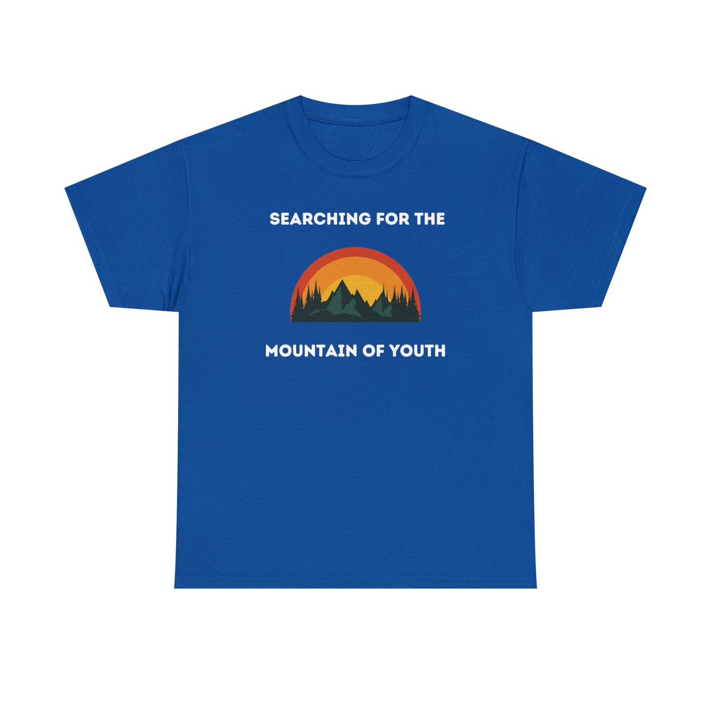 Searching for the Mountain of Youth - Unisex Heavy Cotton Tee