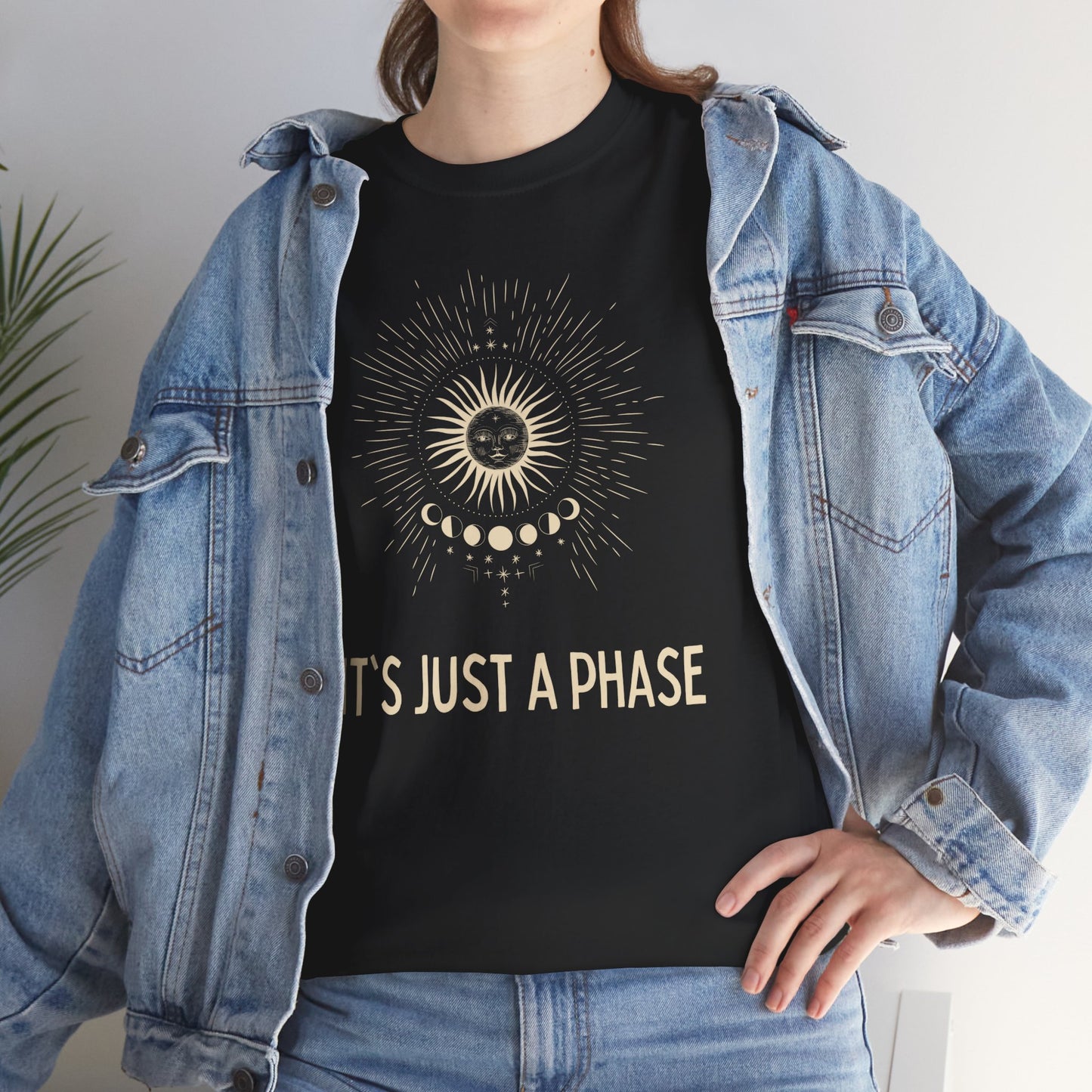 Unisex Heavy Cotton Tee - It's Just a Phase 10