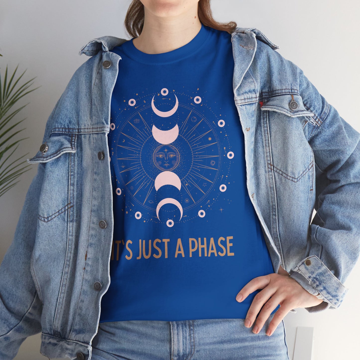 Unisex Heavy Cotton Tee - It's Just a Phase 9