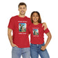 Funny Pun Shirts | Long Fairy Tales Have Tendency to Dragon - Unisex Heavy Cotton Tee | Red