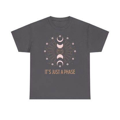 Unisex Heavy Cotton Tee - It's Just a Phase 9