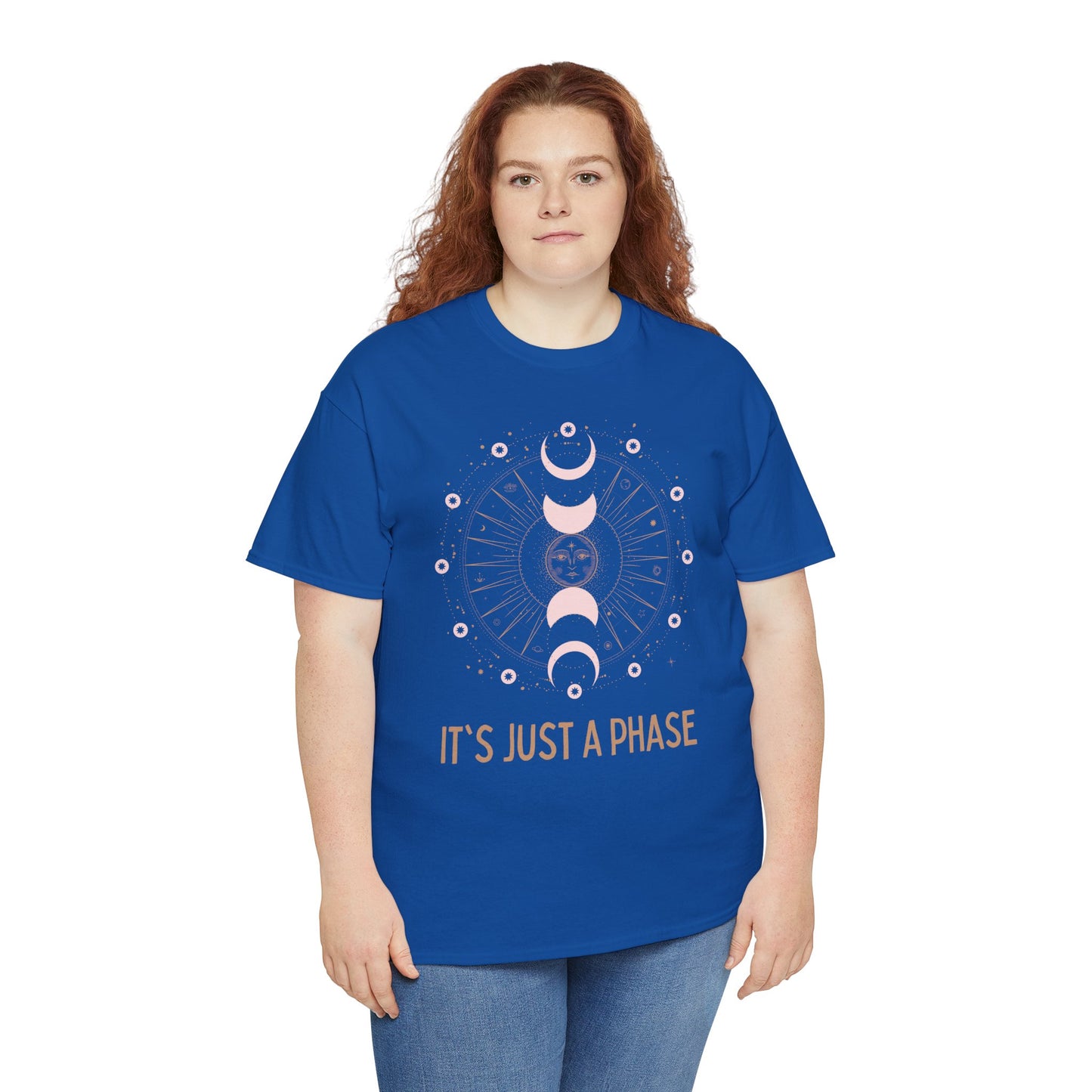Unisex Heavy Cotton Tee - It's Just a Phase 9