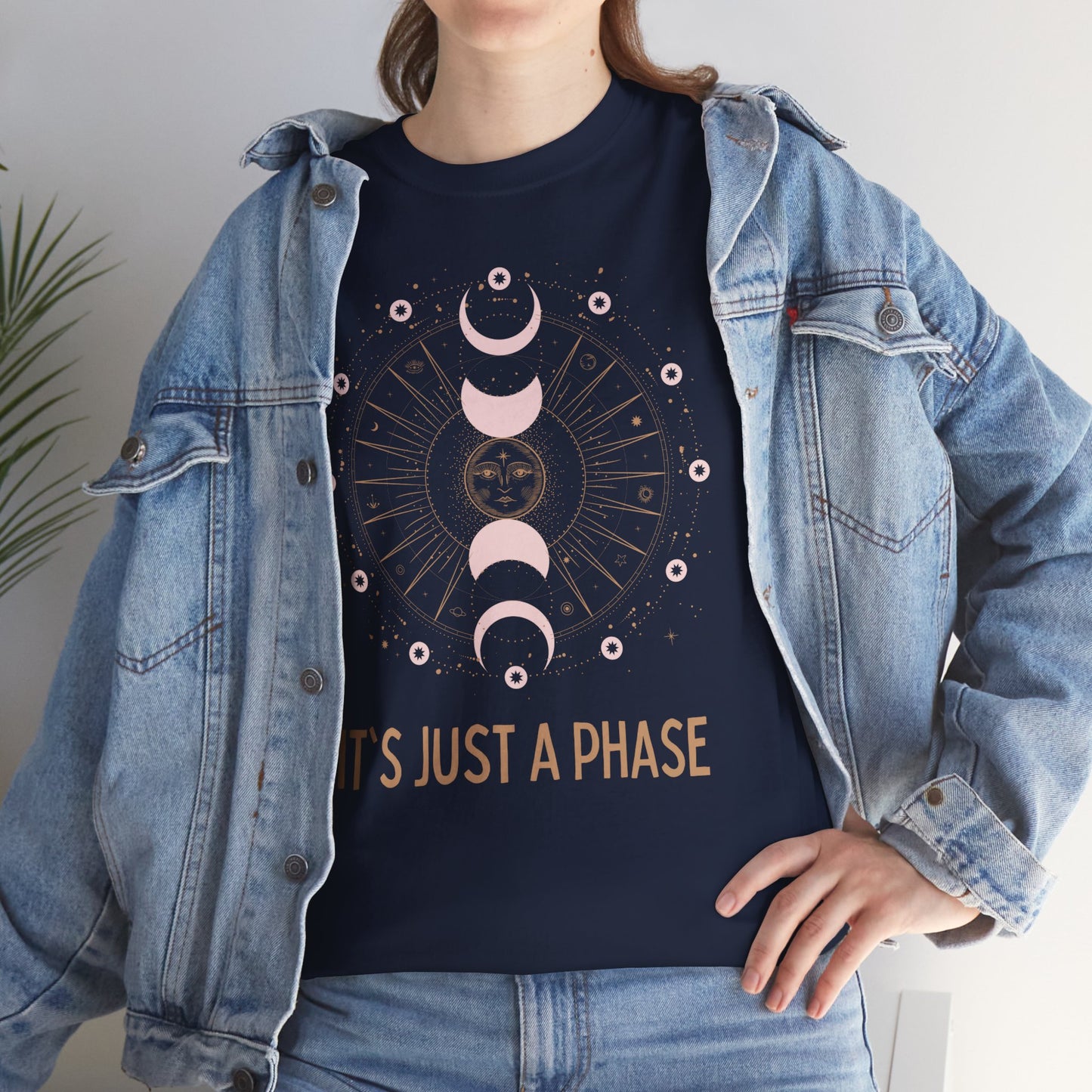Unisex Heavy Cotton Tee - It's Just a Phase 9