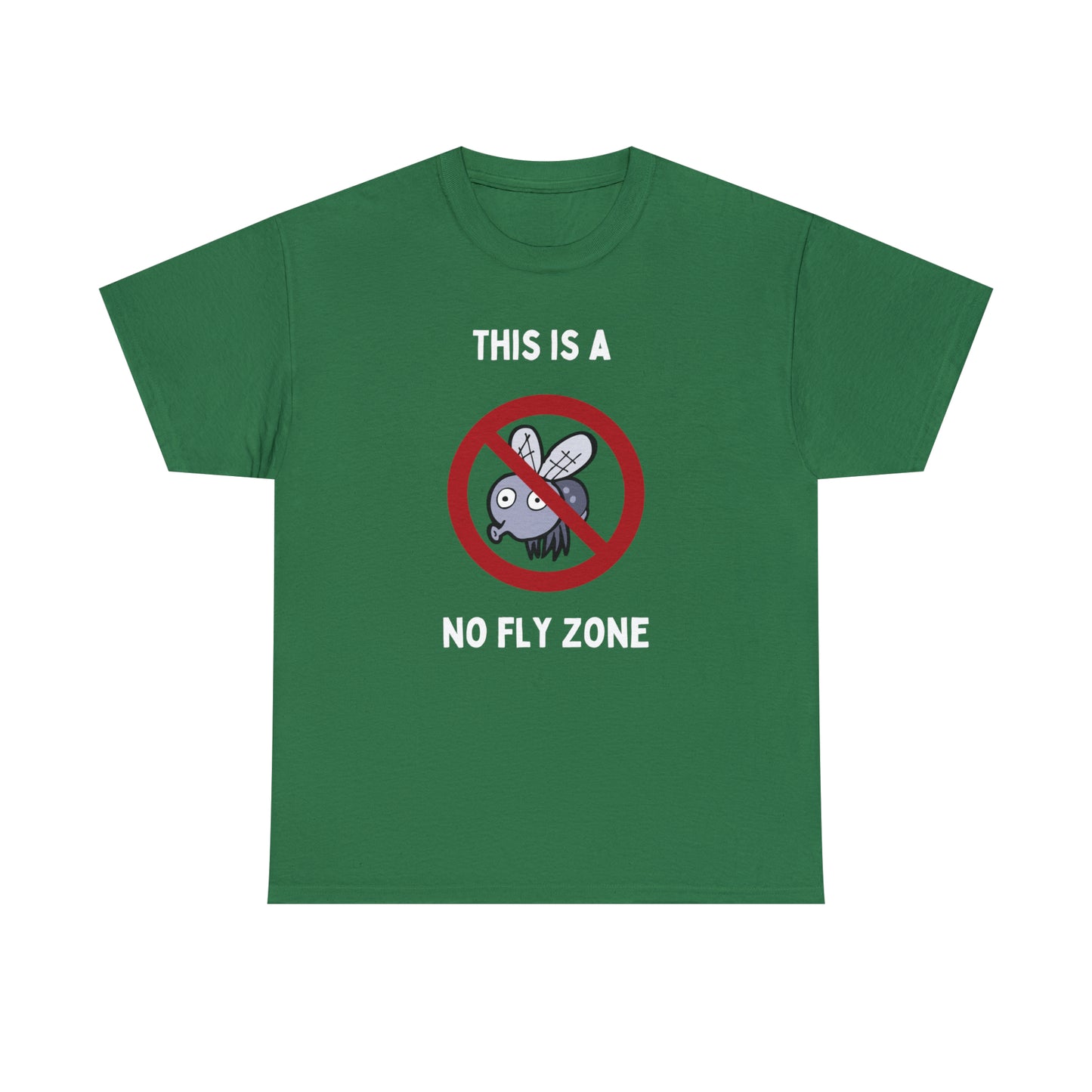 This Is A No Fly Zone - Unisex Heavy Cotton Tee -