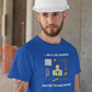 I Am a Civil Engineer Unless You Make Me Mad - Icon Sketch - Unisex Heavy Cotton Tee